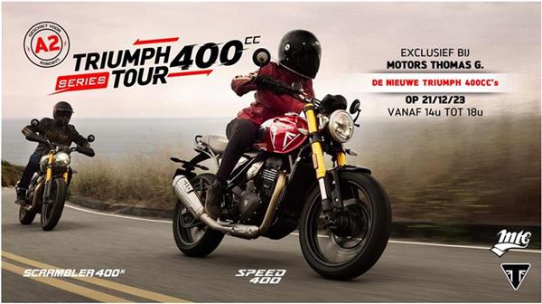 Triumph 400 cc series tour
